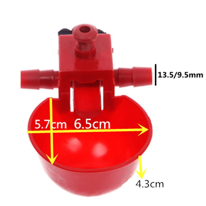 10 шт. куриные водяные куры перепелиные птицы питьевые чаши вода для курятника