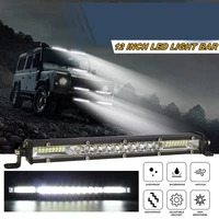 led light bar 12 inch single row led light bar spot flood combo driving off road light bar led work light for truck atv utv su