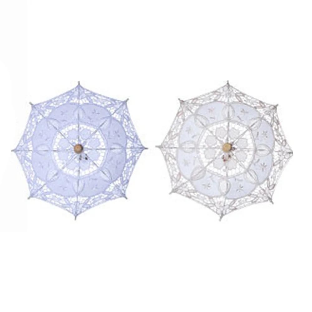 Реквизит с деревянной ручкой Подарок Вечерние детские кружевные зонтики