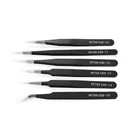 Антистатические пинцеты отличного качества, длинные Щипцы для промежуточных бусин, ювелирные изделия, инструмент, 1 шт.