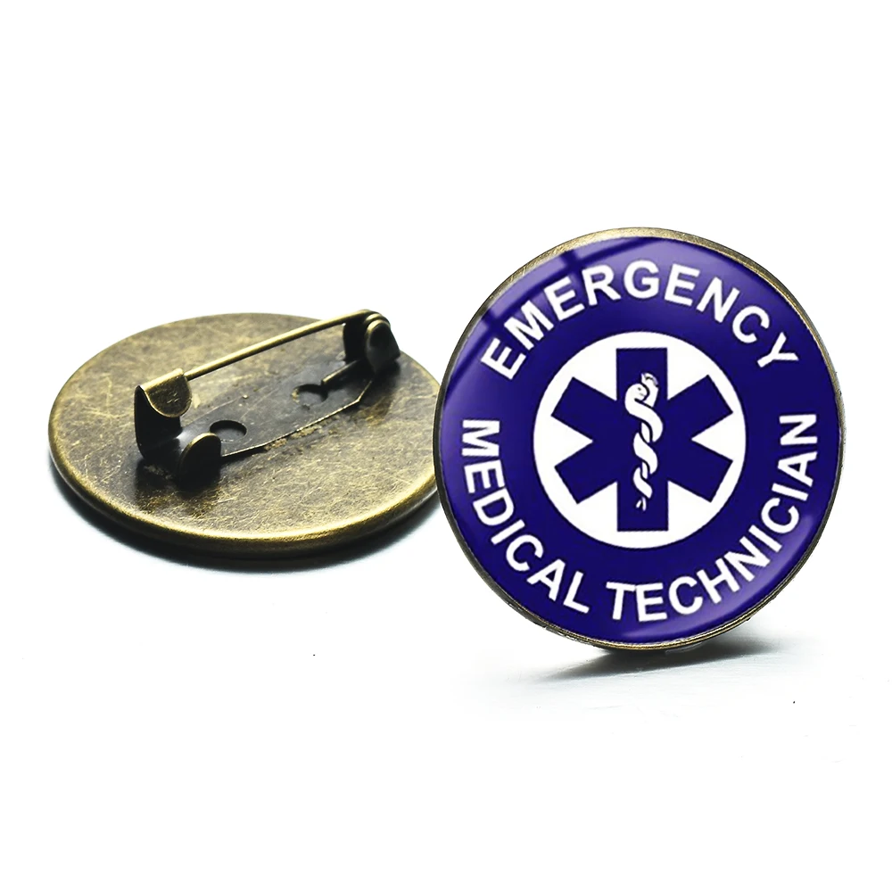 Азиатских синий Star of Life знак брошь диабета медицинский вызова скорой помощи