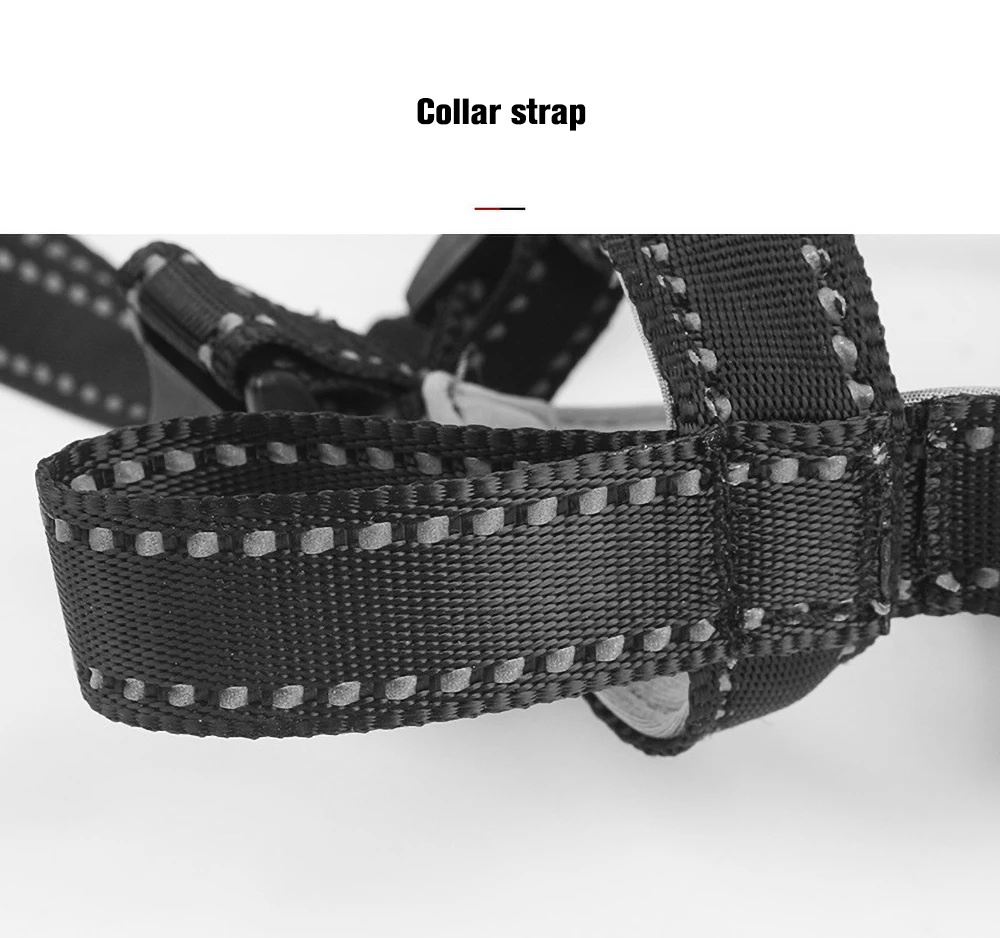 

Reflective Dog Muzzle, Breathable Basket Muzzles for Small, Medium and X-Dogs, Large Black With Reflective Webbing