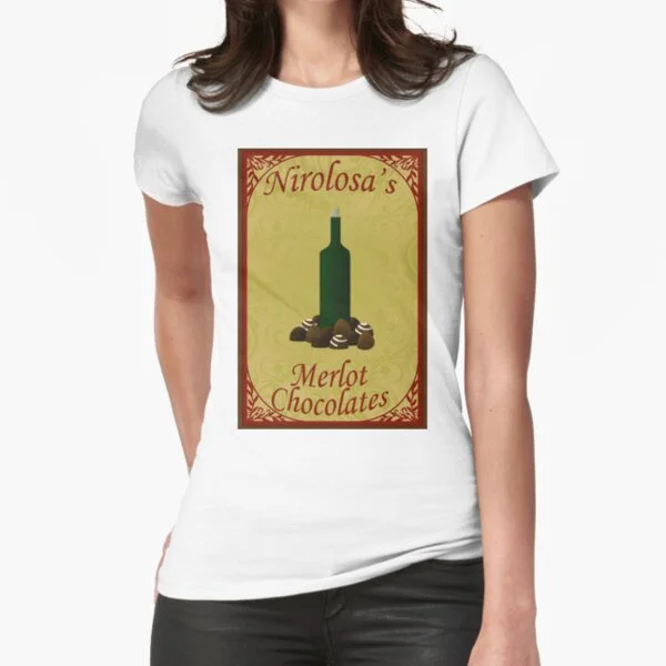 

Футболка Nirolosa S Merlot с принтом шоколадных конфет