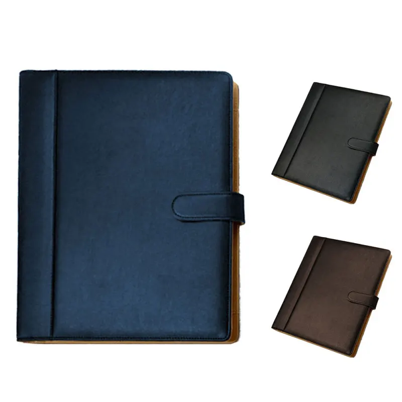 

8 Packets A4 File Folder PU Ring Binder Display Notebook Folders With Calculator Document Bag Organizer Business Office Supplies
