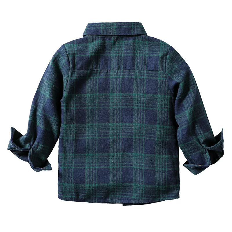 Рубашки для мальчиков рубашка с длинными рукавами на весну и лето 2020 блузка