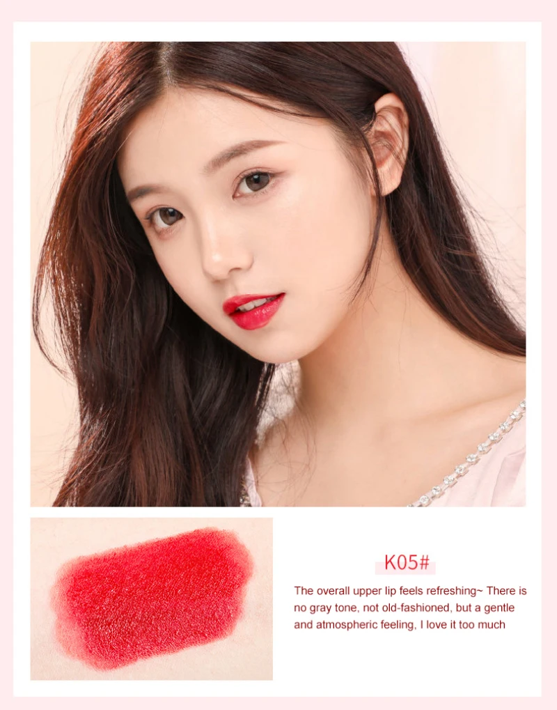 

6 Colors Lip Gloss Matte Long-lasting Moisturizing Non-fading Lipstick Makeup Lip Gloss TSLM1