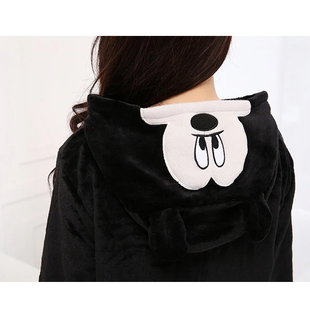 Новые зимние женские и мужские Унисекс Взрослые милые Мультяшные пижамы с