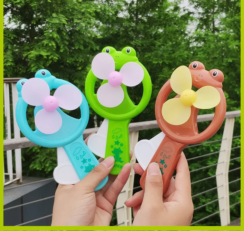 Мини вентилятор ручной работы с мультяшными животными оптовая продажа летних