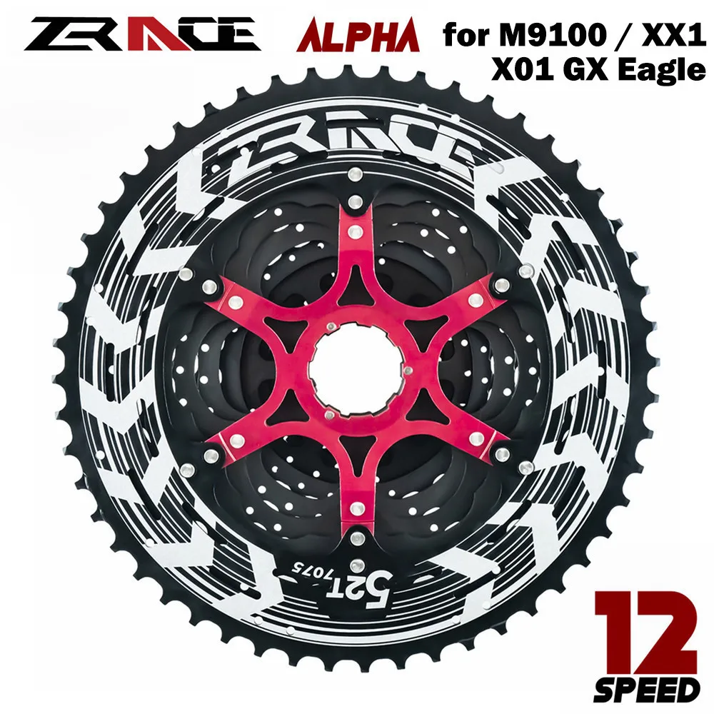 Zracing Alpha 12s легкая кассета 12 скоростей MTB велосипед свободного хода 50T 52T Золото, совместима с M9100/XX1 GX Орел кассеты