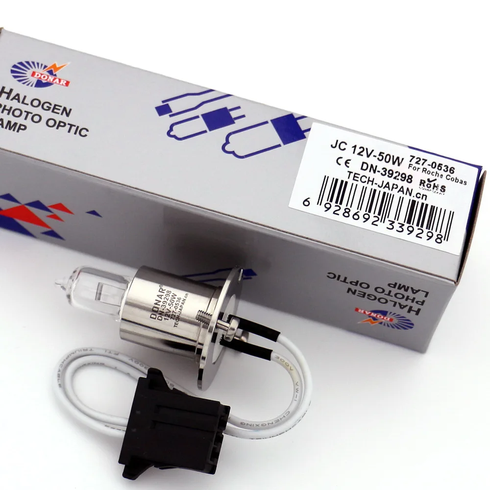 DN 39298 P/N 727 0536 12 В 50 Вт галогенная лампа Roche Cobas C311 Hitachi Labospect биохимическая