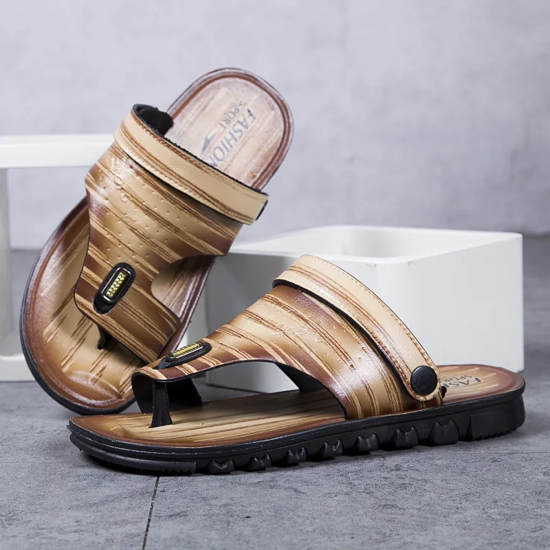 Мужские шлепанцы мужские вьетнамки Мужская обувь летние сандалии пляжная с