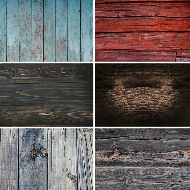 Nitree Фото Студийный фон для фотосъемки с изображением Винтаж деревянного пола и