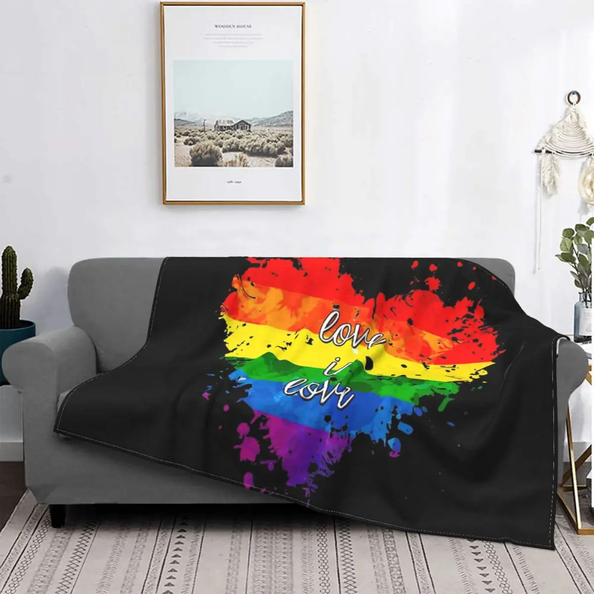 

Одеяло с капюшоном Love Is Love, 1 шт.