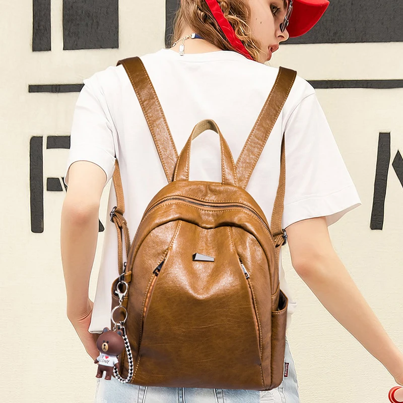 Женский рюкзак женские кожаные сумки для ноутбука дизайнерские рюкзаки большой