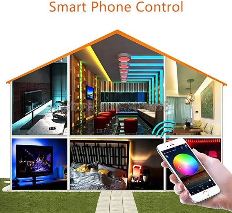 Мини WiFi контроллер Magic Home WiFi RGB светодиодный контроллер DC5-28V приложение управление Alexa Google Home Голосовое управление для RGB светодиодной ленты