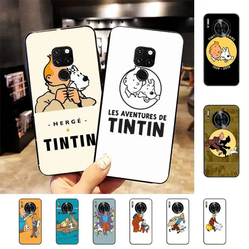 

The Adventures Of Tintin Phone Case For Huawei Nova3I 3E 7se mate 9 20 30 lite 20Pro 10 lite unda case