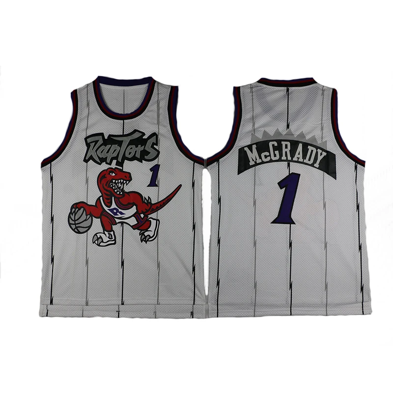 

Mens American Basketball jersey Toronto Jerseys Tracy McGrady White Jersey