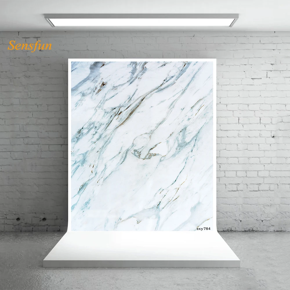 

LEVOO фон для фотосъемки с изображением из синего мраморного камня текстура дизайн фотостудии гвозди для студийной фотосъемки с учетом предп...