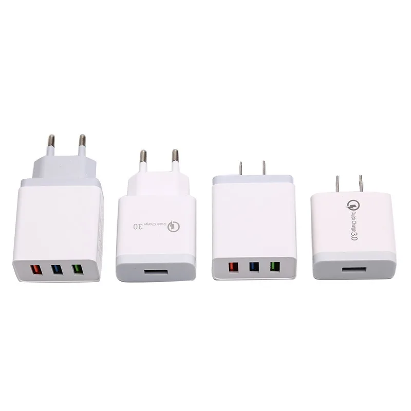 Сетевое зарядное устройство USB 2020 адаптер стандарта США/ЕС быстрая зарядка