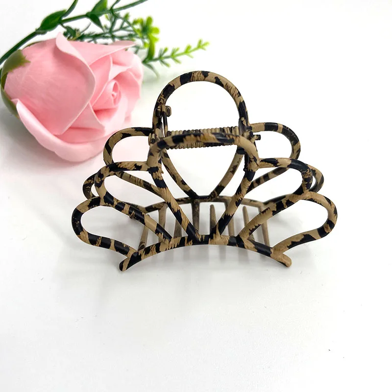 LIWO для женщин и девочек с геометрическим рисунком волосы коготь зажимы волос из