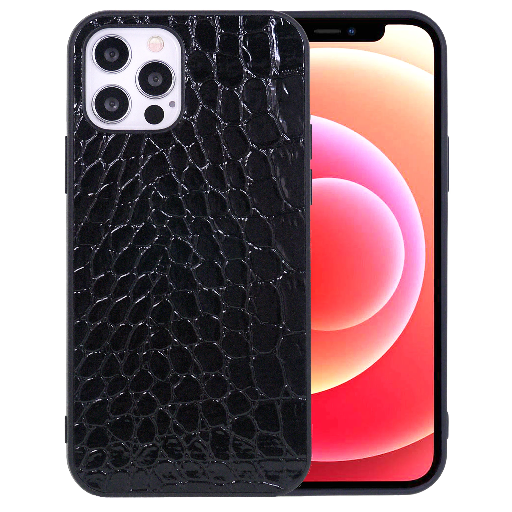 Чехол для iPhone 12 Pro Max Mini 11 Xs X Xr 10 8 7 Plus женщин роскошный модный чехол из лакированной