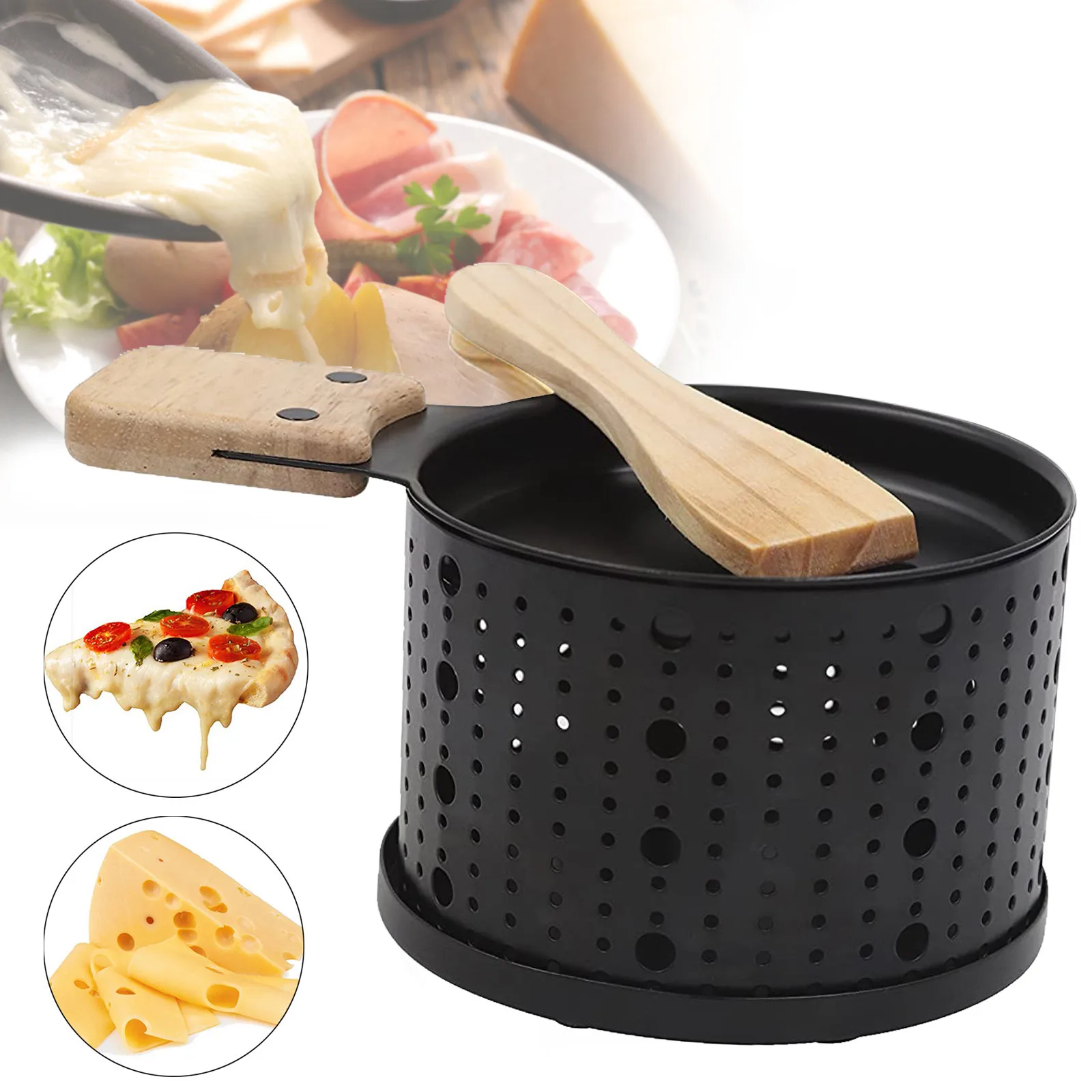 2 шт. лампы в форме свечи медленно печь гриль сыр раклетт набор антипригарных Griller