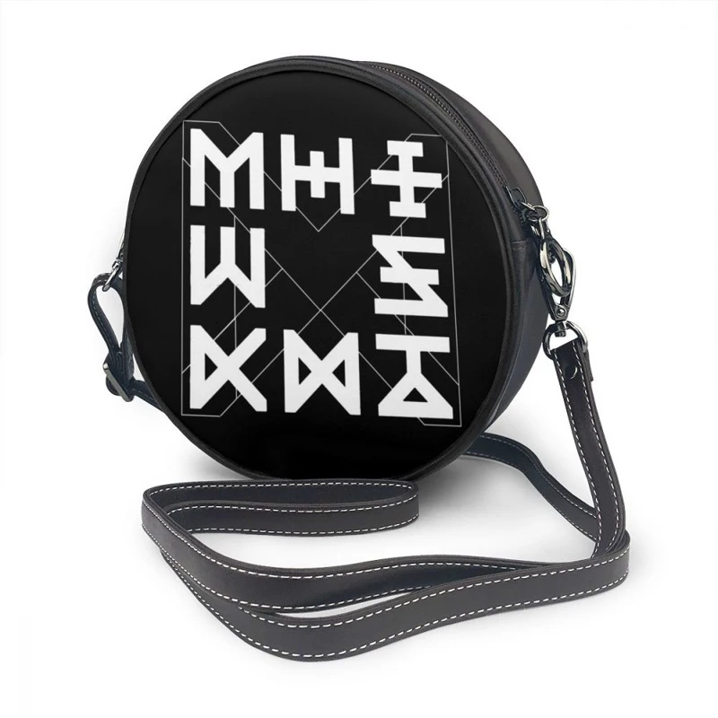 Сумка на плечо Monsta X кожаная сумка с эстетическим логотипом студенческие женские