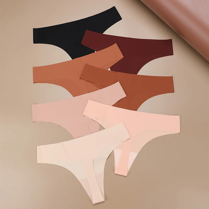 Женское нижнее белье шелковое женское однотонные трусики для женщин оптовая