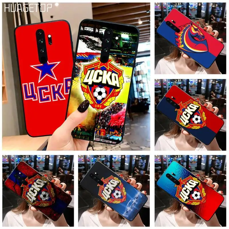 HUAGETOP Hot Россия PFC CSKA логотип мягкая искусственная оболочка для Redmi Note 9 8 8T 8A 7 6 6A Go Pro