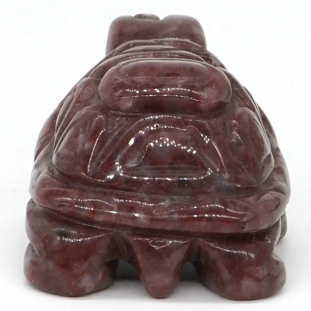 2 &quotскульптура в виде черепахи натуральный кварц клубничного цвета с украшением