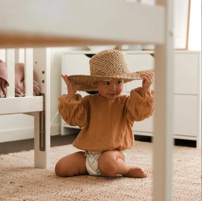 Льняная футболка для девочек осенняя эластичная куртка с длинным рукавом топы