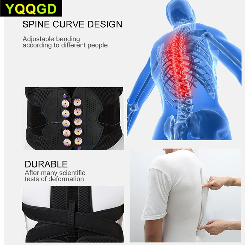 1 шт. корсет для спины Корректор осанки Полная поддержка ремни облегчения боли в