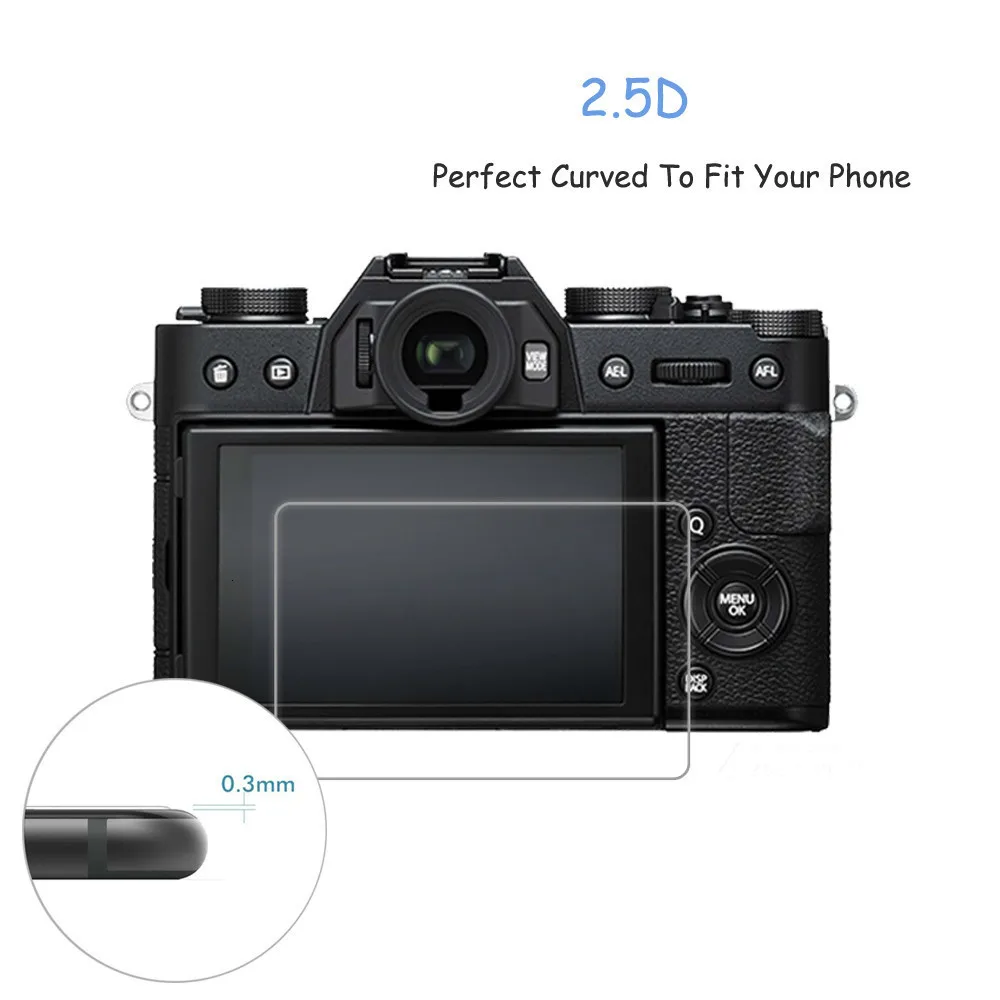 1 упаковка для Fujifilm X-T1 X-T2 XT1 XT2 0,3 мм 2.5D 9H прозрачная защитная пленка из закаленного стекла для цифровой камеры с ЖК-экраном