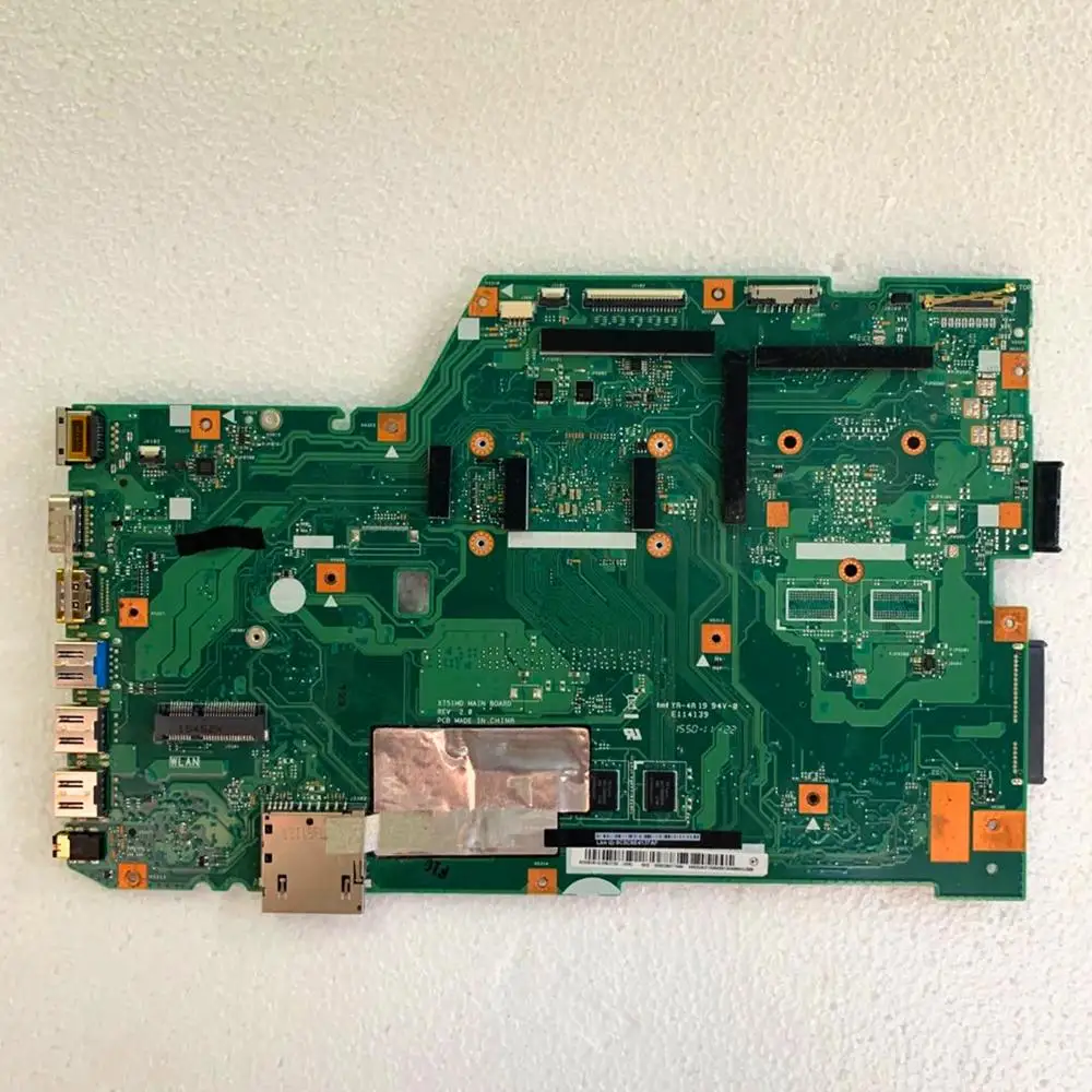 

For ASUS k751M K751MA X751MA X751MJ R752M X751MD laptop Motherboard REV:2.0 With N3530 N3540 Pentium CPU 4GB RAM 100% TEST OK