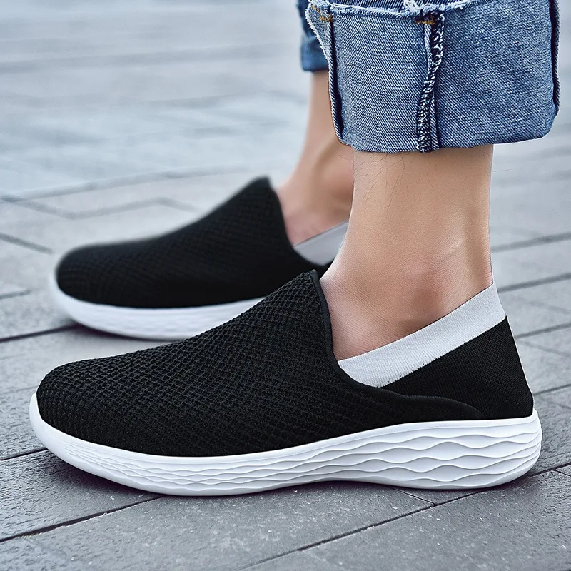 

Summer women Shoes Soft Loafers Couple Flat Lazy Shoes 2021 Outdoor Casual Lightweight Sneakers Zapatillas Hombre Large Size