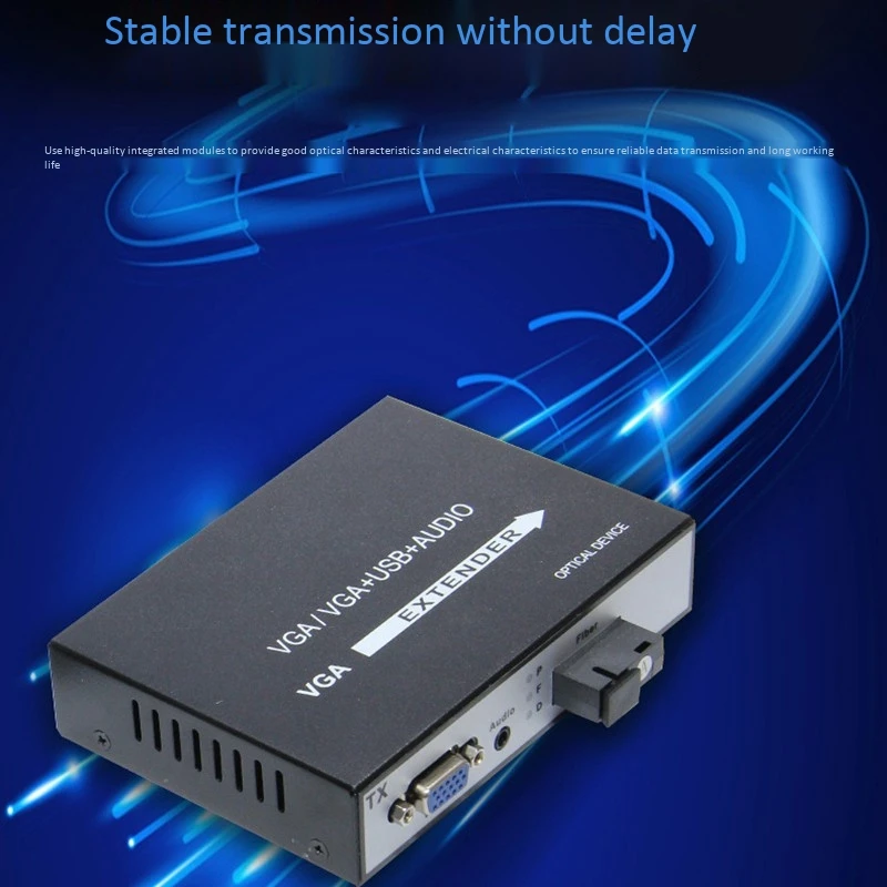 

VGA HD 1080P Optical Transceiver VGA Signal to Fiber Optic Transceiver VGA Photoelectric Converter