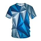 2021 модная мужская Удобная дышащая футболка с 3D принтом