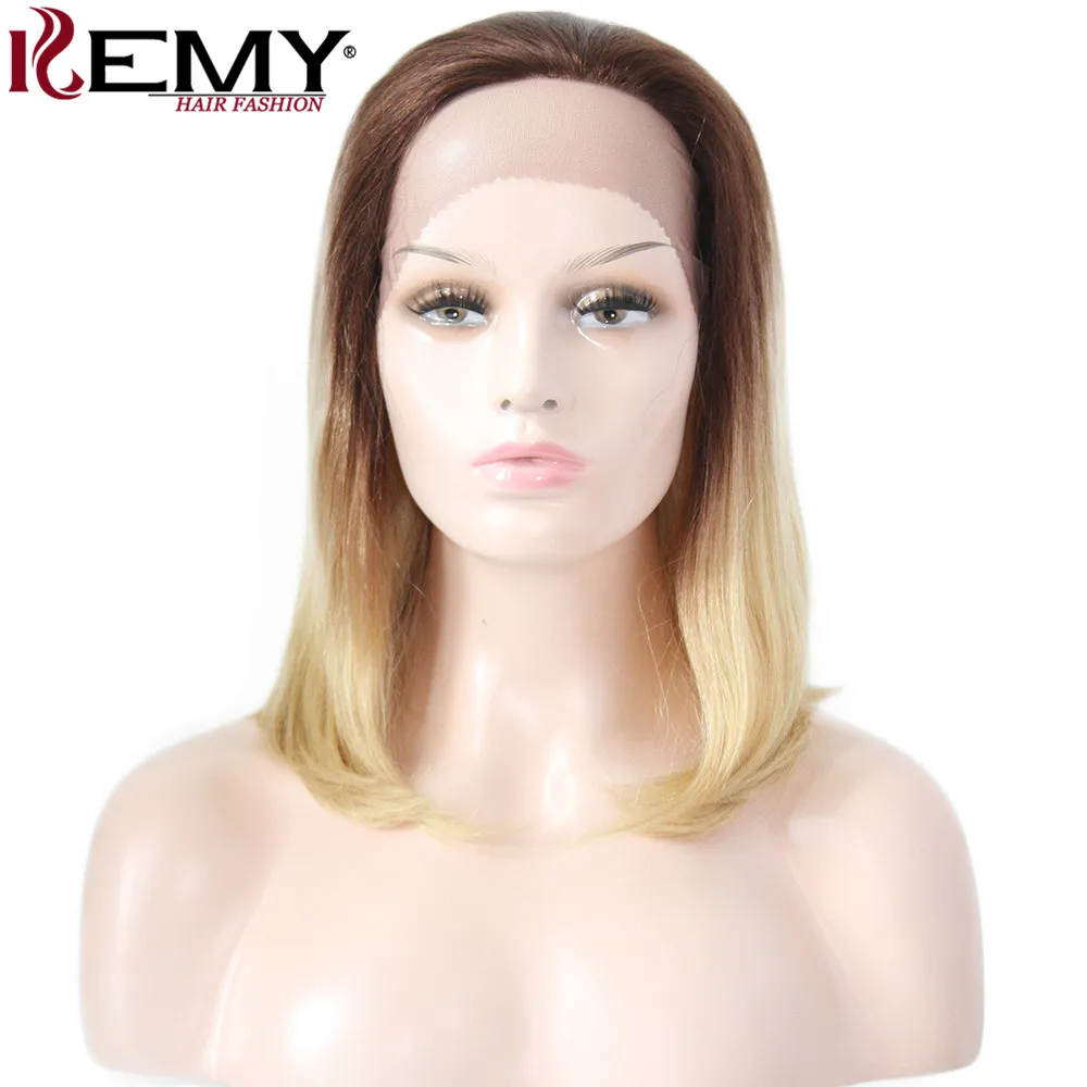 Омбре блонд кружевные передние человеческие волосы парики Кеми Волосы