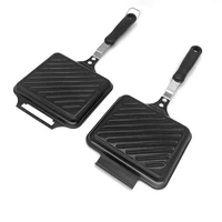 double side non stick sandwich maker toast breakfast machine waffle pancake baking barbecue oven mold bread frying pan