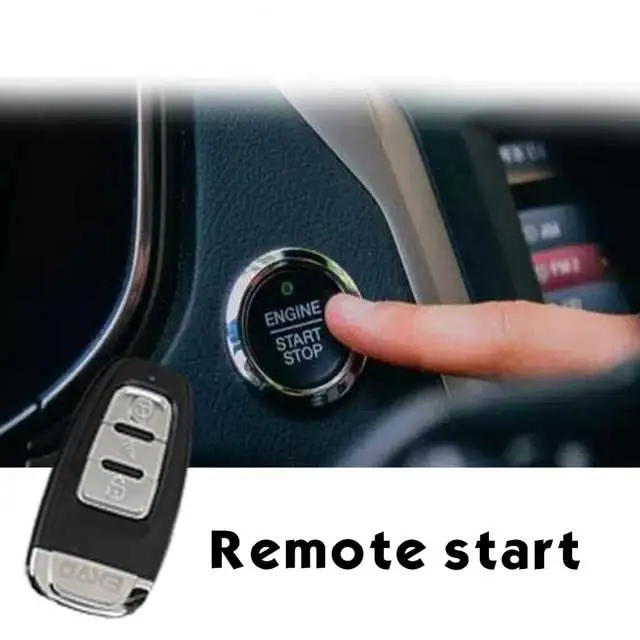 

PKE car Remote start Keyless Entry Central Locking Car Door with Car Alarm System Smart key Passive Auto start button