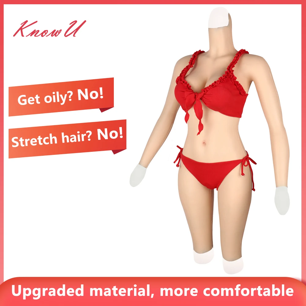 Боди KnowU имитация груди D чашка соски Трансвестит Силиконовые формы |