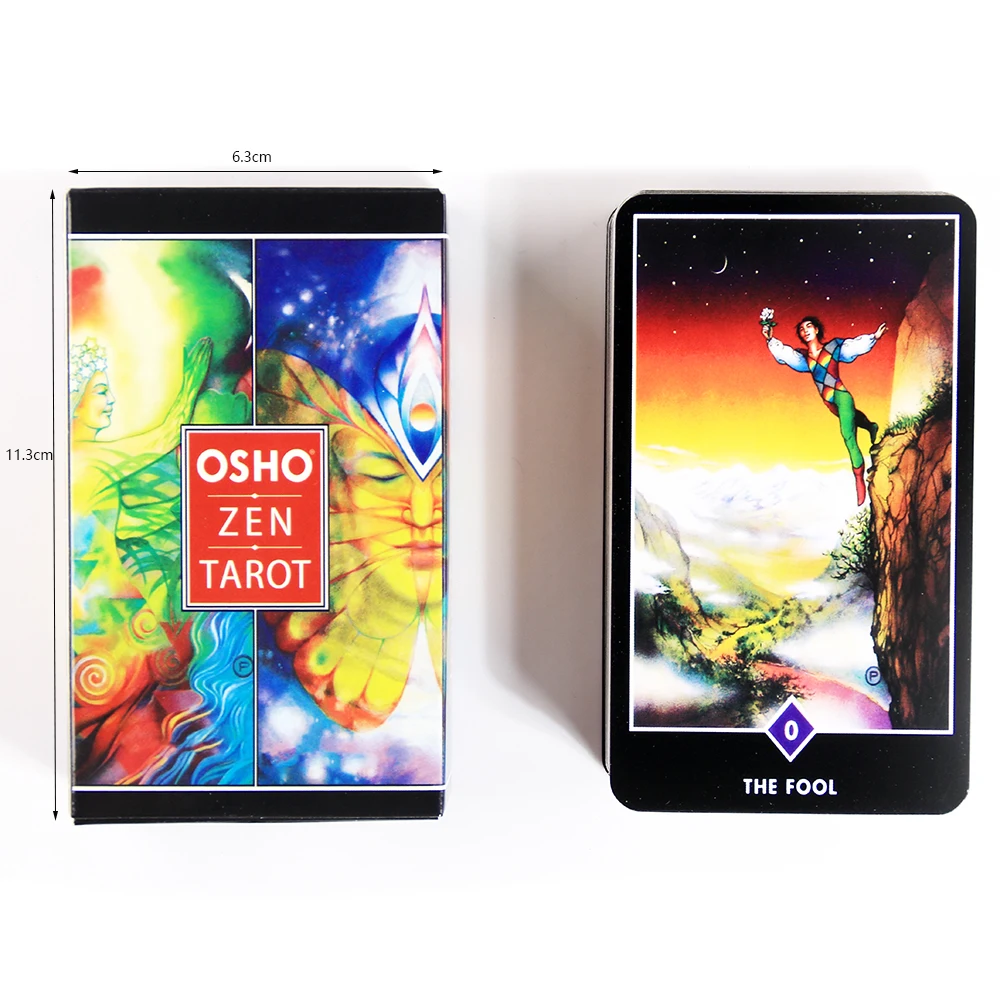 Настольная игра Osho Zen Tarot Fortune Telling гадания карточки с руководством в формате PDF |