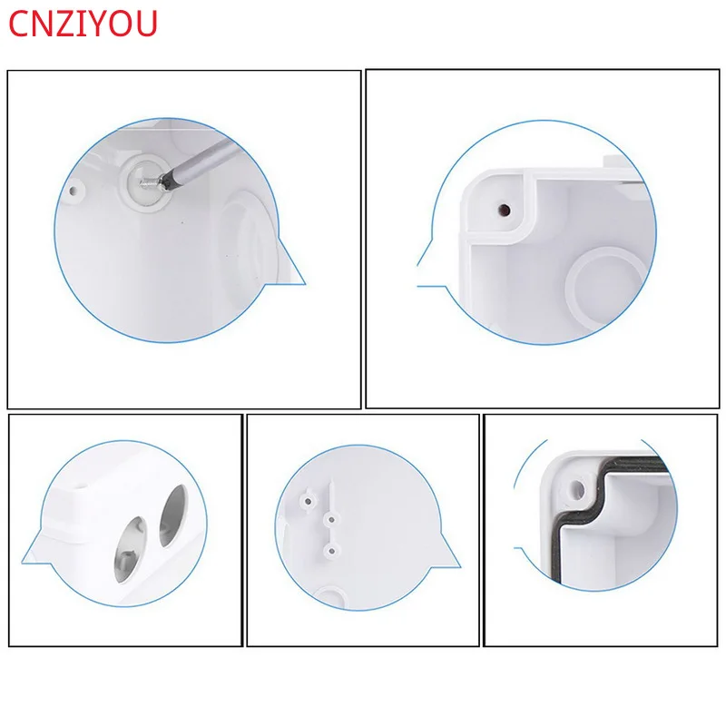 

ABS Plastic IP65 Waterproof DIY Outdoor Indoor General Electric Project Shell Connection Cable Branch Junction Box Professional