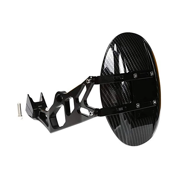 (Черный) заднее крыло из алюминиевого углеродного волокна для мотоцикла