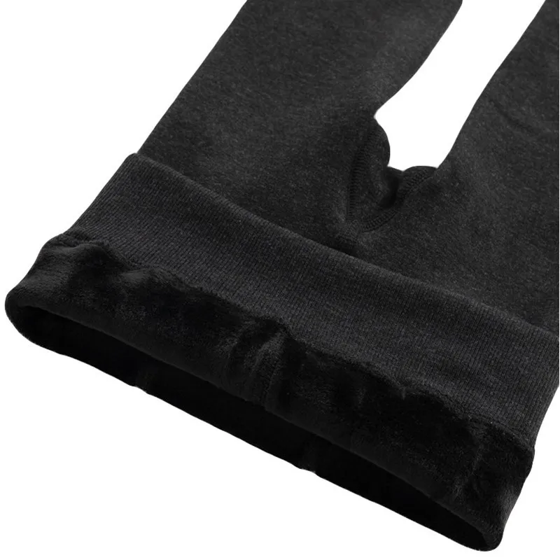 Теплая овечья шерсть колготы для девочек Зима с милым изображением кролика