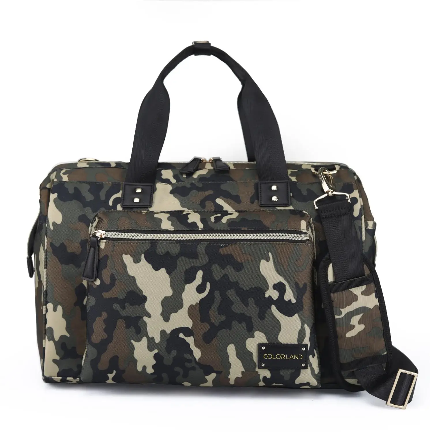 camo updated design Сумка для подгузников, Большая вместительная сумка для подгузников, водонепроницаемая сумка для беременных и путешествий, дизайнерская сумка на плечо для кормления, сумка для детской коляски - Цвет: camo updated design
