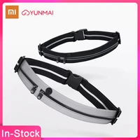 new xiaomi youpin yunmai waist bag unisex gym sport bag running belt invisible fanny waist pack for mobile phone blacksilver
