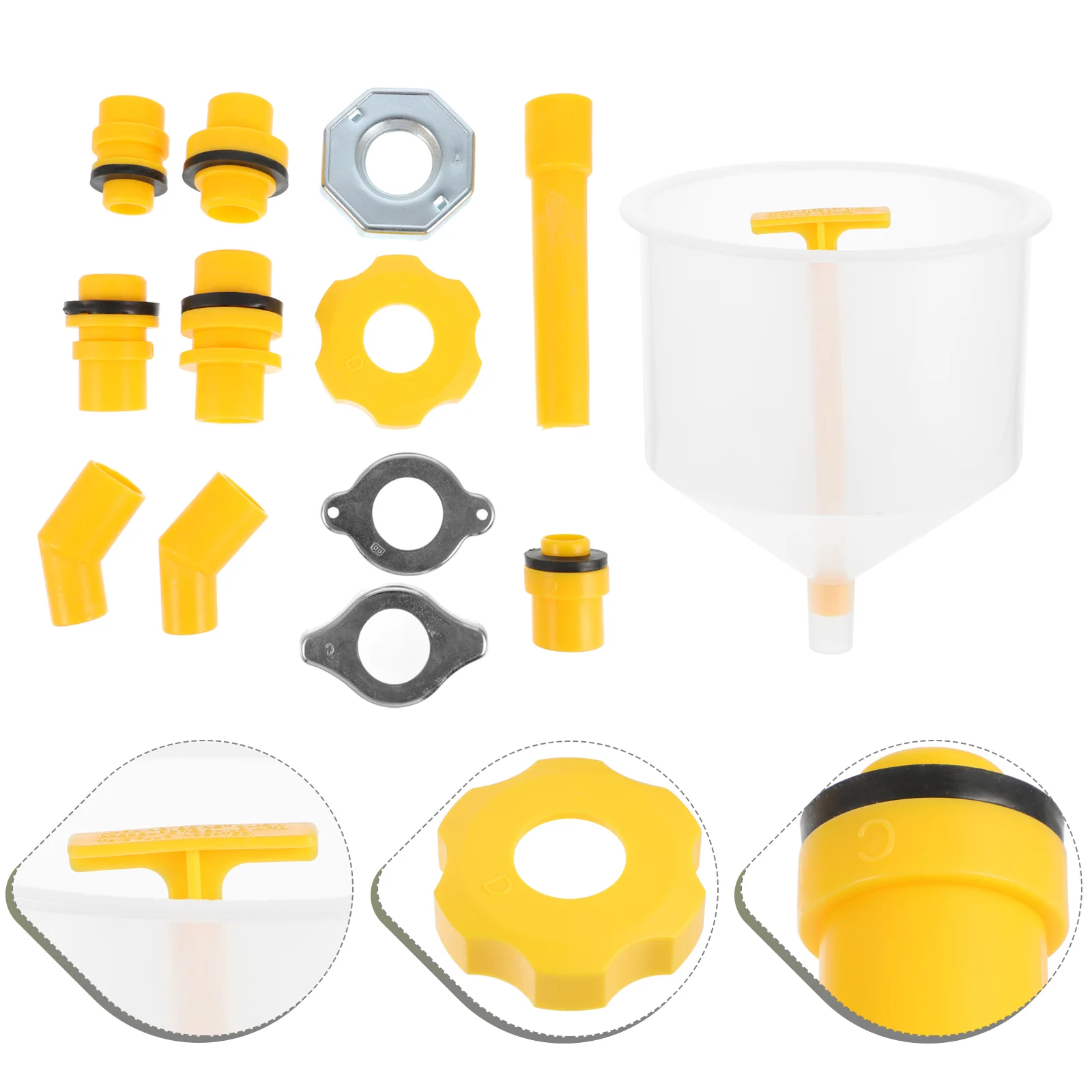 

1 Set Radiator Coolant Filling Funnel Kit Spill Free Coolant Filling Tool