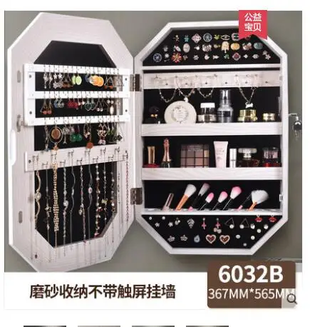 Зеркало для одевания зеркало домашнее зеркало с стойкой для хранения Настенный шкаф для туалетного столика Висячие зеркальные украшения принимающее зеркало - Цвет: 3