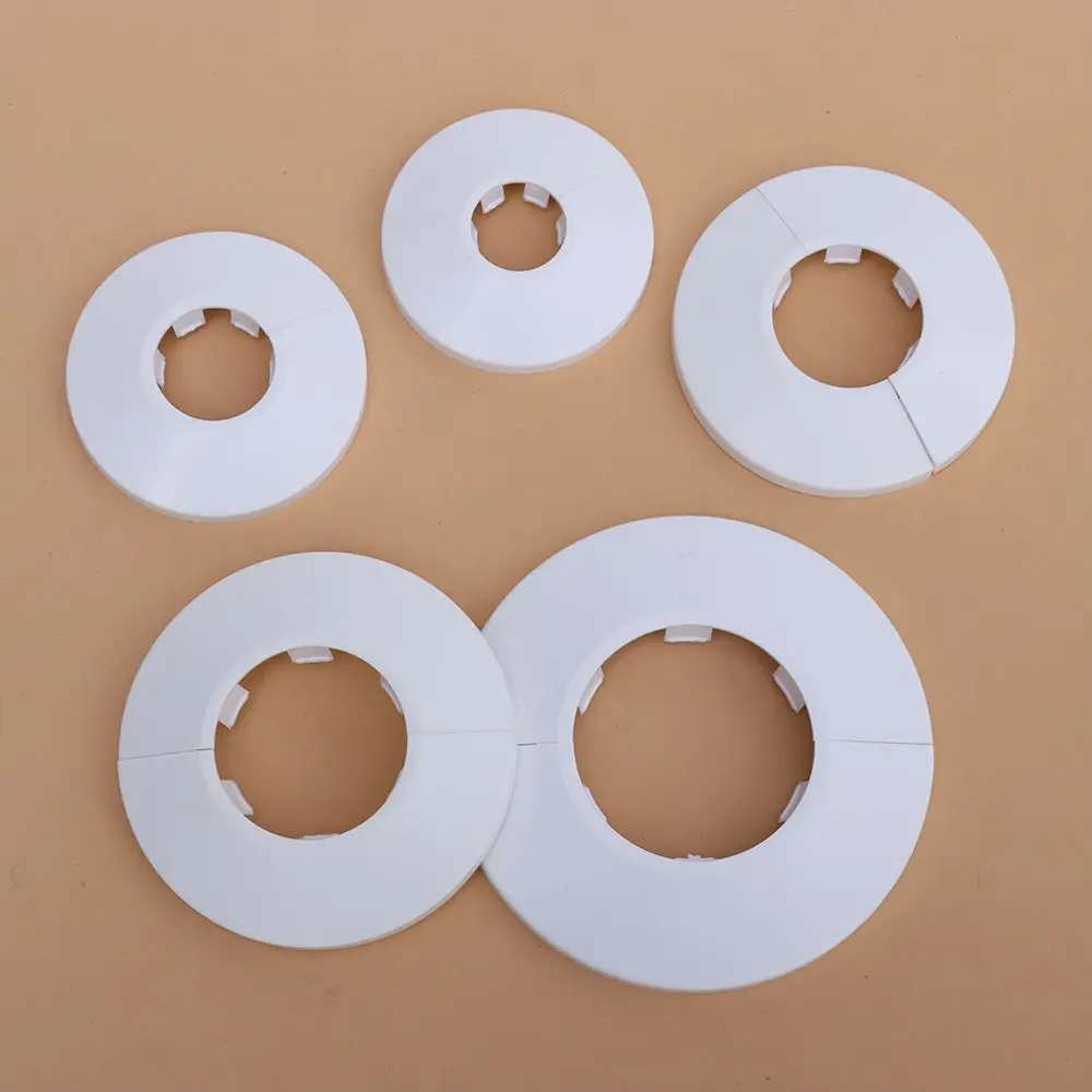 1Pcs Plastic Wall Hole Duct Cover Shower Faucet Angle Valve Pipe Plug Decoration Split Type Kitchen Accessories | Обустройство дома